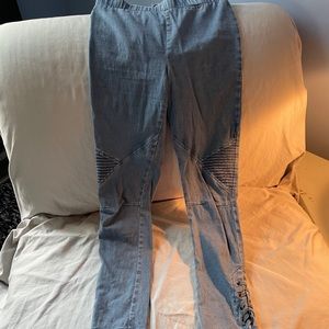 Oober Swank Jean moto legging